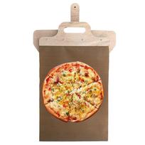 Stumiamoji picų mentelė Medinė picų mentelė Stumdomoji su rankena 11,8 x 15,74 colio Nelipni picų mentelė Virtuvės įrankis CHINA beige