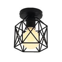 Wrought Iron Aisle Ceiling Lamp Bedroom Corridor Foyer Balcony Entrance Creative Lamps--15*17CM