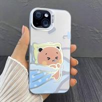 Cartoon Couple B-Bubu Phone Case For Samsung Galaxy S26 S25 S24 S23 S22 S21 S20 FE Ultra Edge Plus 4G 5G Anti Fall Matte Cover Samsung S20 FE