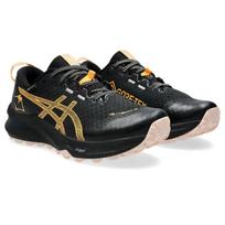 ASICS GEL-Trabuco 12 Trail Running Shoes, Gore-Tex 1012B607, Women's, Black/Stadium Orange, Size 26.5