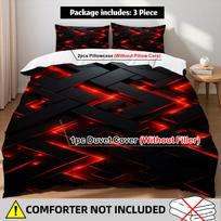 Cyberpunk Bedding Set Technological Sense Color Visual Art Duvet Cover With 2 Pillowcases Single Twin Queen Size Bedding Set 135x200cm