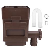 Downspout Filter Weather Proof Space Saving Gutter Downspout Leaf Filter Adapter for 3in 4in Drainpipe ruda