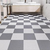 Dajiang neslystanti vonios kilimėlis, pilnos dangos tualeto vandens barjeras, dušo kabinos pėdų kilimėlis, senjorų vonios kritimo prevencijos grindų kilimėlis, 30x30cm, 4 vnt. pakuotėje