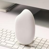 CatBox Rice Silicone Mouse Wrist Rest Pad Skin-Friendly Non-Slip Desk Hand Cushion - Rice Grain Pattern