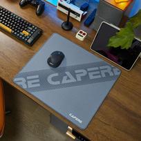 CAPERE (Kailai) Textured Jacquard Mouse Pad, Smooth And Precise, Competitive Thick Surface Control Pad [Chidian] Gray, 350x250x3mm, Textured Pad
