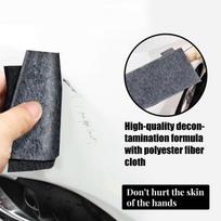 Car Nano Flash Cloth Car Scratch Repair, Paint Touch-up, and Polishing Scratch Restoration and Maintenance Wiping Cloth pilka spalva