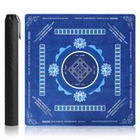 80cm Mahjong Table Mat Poker Card Nine Game Table Pad Rubber Anti Slip Wear Resistant Noise Reduction Square Table Cloth 80 x 80cm