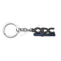 BBGC3 Metal OPC Line Emblem Logo Keychain Key Ring For Opel Astra G H J K F Corsa D Zafira B C Insignia Mokka Regal Vectra Accessories juoda