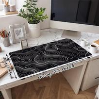 1PC topography pattern Oversized Mouse Pad - Non-Slip Rubber Base Perfect for Office School Esports Home Decor Desk Mat 291A 30cmx60cm(11.8x23.6inch)