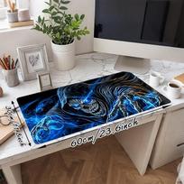 1PC Ghostly Spirit Large Durable Mouse Pad Suitable for Office Desks, Gaming Desktops.Non-Slip Back P90 30cmx60cm(11.8x23.6inch)