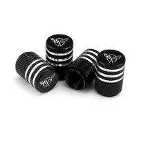 DUVWZ1 4pcs for Chevrolet Corvette Aveo Cruze Malibu Spark Orlando Captiva Optra Trax Alloy Car Wheel Stem Valve Caps Refitted Cover black