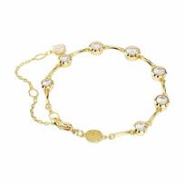 Swarovski Imber mosaic design, gold-plated zircon bracelet, same style for men and women, white 5705465 auksas