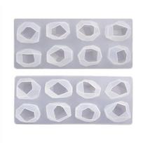 Shiny Crystal Silicone Mold Handmade DIY Epoxy Mould Multiple Ice Cube Diamond Pendant Decoration Making Tools