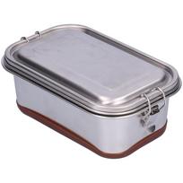 304 Stainless Steel Bento Lunch Box  Insulated Food Container Meal Prep Container  For Picnics sidabras