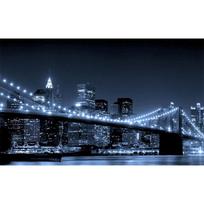 5D DIY Diamond Painting Bridge At Night Diamond Embroidery Full Mosaic Kits Cross Stitch Home Decor Handmade Gifts Round 20x30cm