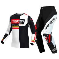 motokroso pavarų komplektas vaikams 4 5 6 7 8 9 10 11 12 13 metų Jaunimas vaikas Motociklas berniukas Mergaitė Jersey Pant Kits lenktyninis kostiumas Visureigis Enduro MX MTB XL-26 black