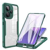 Redmi Note 13 14 Pro Plus 360 viso korpuso ekrano apsauga skaidrus dėklas Redmi Note 13 14 Pro smūgiams atsparus telefono dangtelis Redmi Note 14 Pro 5G (Global)