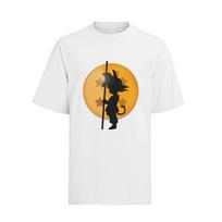Son Goku As Child Dragon Ball 4 Star Anime Organic Cotton T-Shirt Men's 4XL