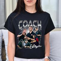 Custom Coach Unisex T-Shirt Personalized Coach bootleg rap tee Football coach Bl 2XL