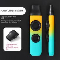 Double Film Colored Kazoos Double Hole Design ABS Kazoo Instrument Kazoo Instrument  Music Lover geltona