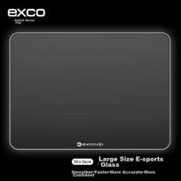 EXCO Medium Solar-Powered Glass Mouse Pad, And Office Supplies, Dong Computer Accessories, Portable Medium Self-Notebook FPS Smooth Hard Durable 0088