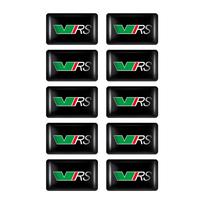 KSDQ3 10/20/50pcs Car Window Lift Button Stickers Steering Wheel Badge Interior Decoration For Skoda VII VRS Yeti Fabia Octavia Kodiaq