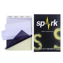 Professional Tattoo Thermal Transfer Paper 100Pcs/Set Tattoo Stencil Paper A4 Spark Tattoo Stencil Transfer Paper mėlyna