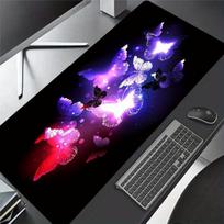Purple Butterfly Mousepad Desk Pad Large Gaming Mouse Pad Gamer Ofice Mat Mouse Pad  Pad Unisex 30cmx60cm(11.8x23.6inch)
