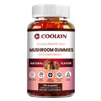 Coolkin Mushroom Complex Gummies – Featuring Lion's Mane and Cordyceps Extracts; Supports Immunity; Suitable for Adults. 100*1