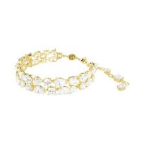 Swarovski Mesmera series zircon bracelet, same style for men and women, white 5743827 balta