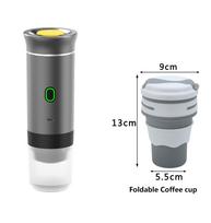 3 in 1 Portable Electric Coffee Making Machine Wireless Type-C Rechargeable Coffee Makers Multiple Modes For Travel Camping pilka spalva