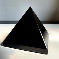 3-7cm Natūralus Obsidianas Piramidė Reiki Energijos Akmuo Dekoratyvinis Stalo Dekoras Svetainės Mineralinis Trikampis kristalai dekoras 3cm gray