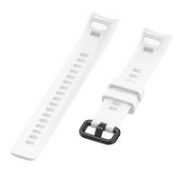 Soft Bracelet Smart Wristband Silicone Wrist Strap Watch Band for Honor Band 5 4 balta