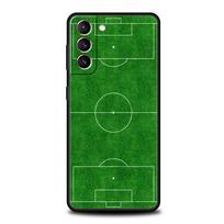 Futbolo kamuolys Futbolo aikštė Telefono dėklas Samsung Galaxy S23 S22 S21 S20 FE Ultra 5G S10 S10E S9 S8 Plus 10 20 Silikoninis dangtelis Samsung S8