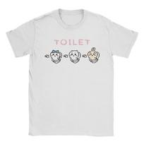Chiikawa and Friends  Hachiware Usagi TShirt Mens 100Cotton Tops Kawaii  Crewneck Short Sleeve S