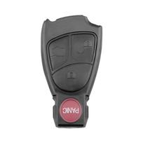 Juodas nuotolinio valdymo pultelio korpusas Automobilio rakto korpusas Mercedes Benz C B E klasei W203 W211 W204 YU BN CLS CLK 3+1 Button
