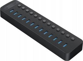 USB šakotuvas Orico 13 prievadų su jungikliu USB-A 3.0 - Black | 6942227138095 | 6942227138095