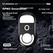 RaiFu Mouse Feet for GPW2, Ice Edition Arc-shaped Mouse Feet for G Pro Wireless Gaming Mouse, Smooth and Wear-resistant Mouse Skates