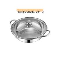 JIESITONG 304 Stainless Steel Hot Pot