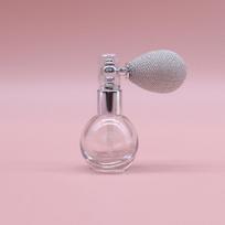 15ml Balloon AirBag Perfume Bottle Spray Atomizer Refillable Round Luxury Portable Transparent Empty Glass Spray Atomizer Bottle pilka spalva