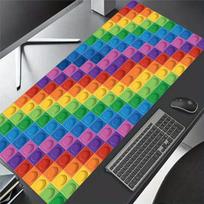 Colorful Building Blocks Mousepad Desk Pad Large Gaming Mouse Pad Gamer Ofice Mat Mouse Pad  Pad 30cmx60cm(11.8x23.6inch)