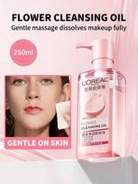L'Oreal Gėlių valomasis aliejus Giliai valantis makiažo valiklis 250ml 250ml white