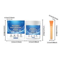 Invisible Waterproof Sealant 100g High Temp-resistant Gel Waterproof Coating for Concrete Wood Floor Wall Roof Shower Grout raudona