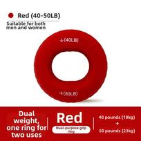 Finger Grip Circle Hand Strengthener Double Strength Training Ring Silicone Finger Grip  For Adults