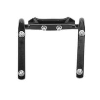Bike Seat Post Bottle Rack Converter Bike Saddle Back Double Water Bottle Holder AdapterBlack juoda
