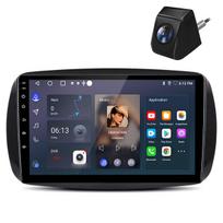 android automagnetola radijas Junsun mercedes benz smart forfour fortwo 453 2015-2019 gps navi wifi bt fm rds carplay + Atbulinės eigos kamera