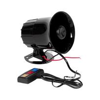3 Tone Sound Loud Car Horn Air Horn 12V Loud Sound Speaker Loud Horn Motorcycle Horn Siren Fire Police 115DB Visible Speake O6V5