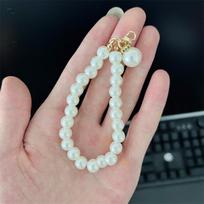 Žavinga katės uodegos pliušinė monetinė ir „Bluetooth“ ausinių dėklas Without Pearl Chain
