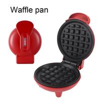 Electric Mini Waffle Maker Pancake Baking Machine Sandwich Toast Breakfast Maker Non-stick Barbecue Oven Double-side Heating EU 220V EU plug&EU