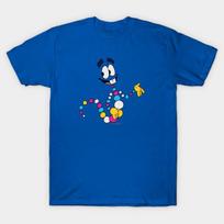 Men Black Print T-shirt Mr. Dna No-Cut Transfer Paper Print Cotton Tshirt L karališkos mėlynos spalvos